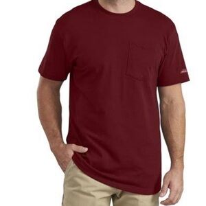 Dickies Maroon Heavyweight Short Sleeve Tee